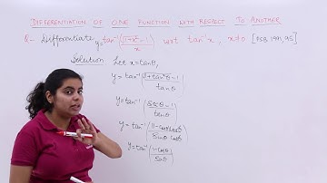 Problem 2 on Differentiation of One Function With Respect to Another