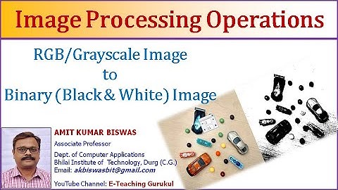 rgb to binary image matlab | grayscale to binary image conversion | binary conversion in hindi |2021