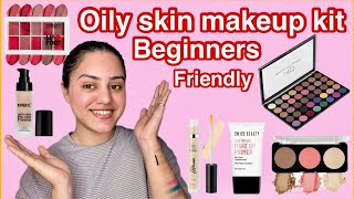 Oily skin makeup kit for beginners😍 Affordable makeup kit under budget | kp styles