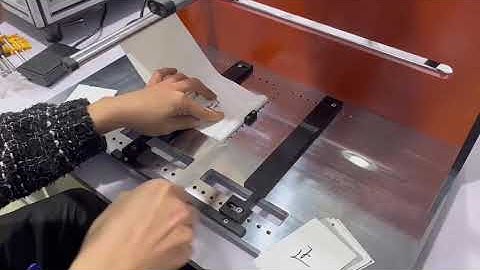 Manual stacking machine  operation