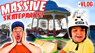 2 MASSIVE Skateparks in ONE DAY | BMX Vlog