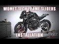 How to install Womet-Tech Frame Sliders on a 2016+ Yamaha FZ-10 by TST Industries