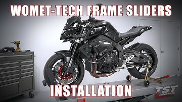 How to install Womet-Tech Frame Sliders on a 2016+ Yamaha FZ-10 by TST Industries
