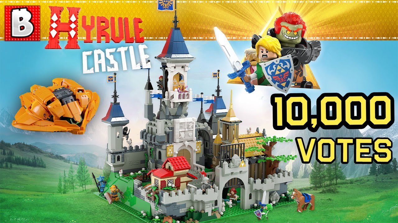 LEGO Hyrule Castle + Metroid Gunship Voted into IDEAS Review | LEGO News