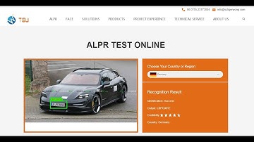 LPR software demo for Germany plate