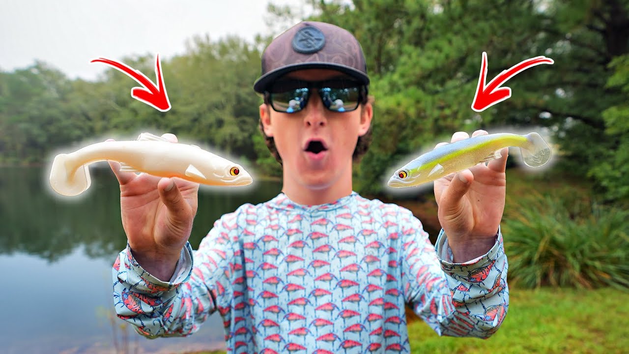 I Went Fishing With The Most REALISTIC Lures (Science Experiment