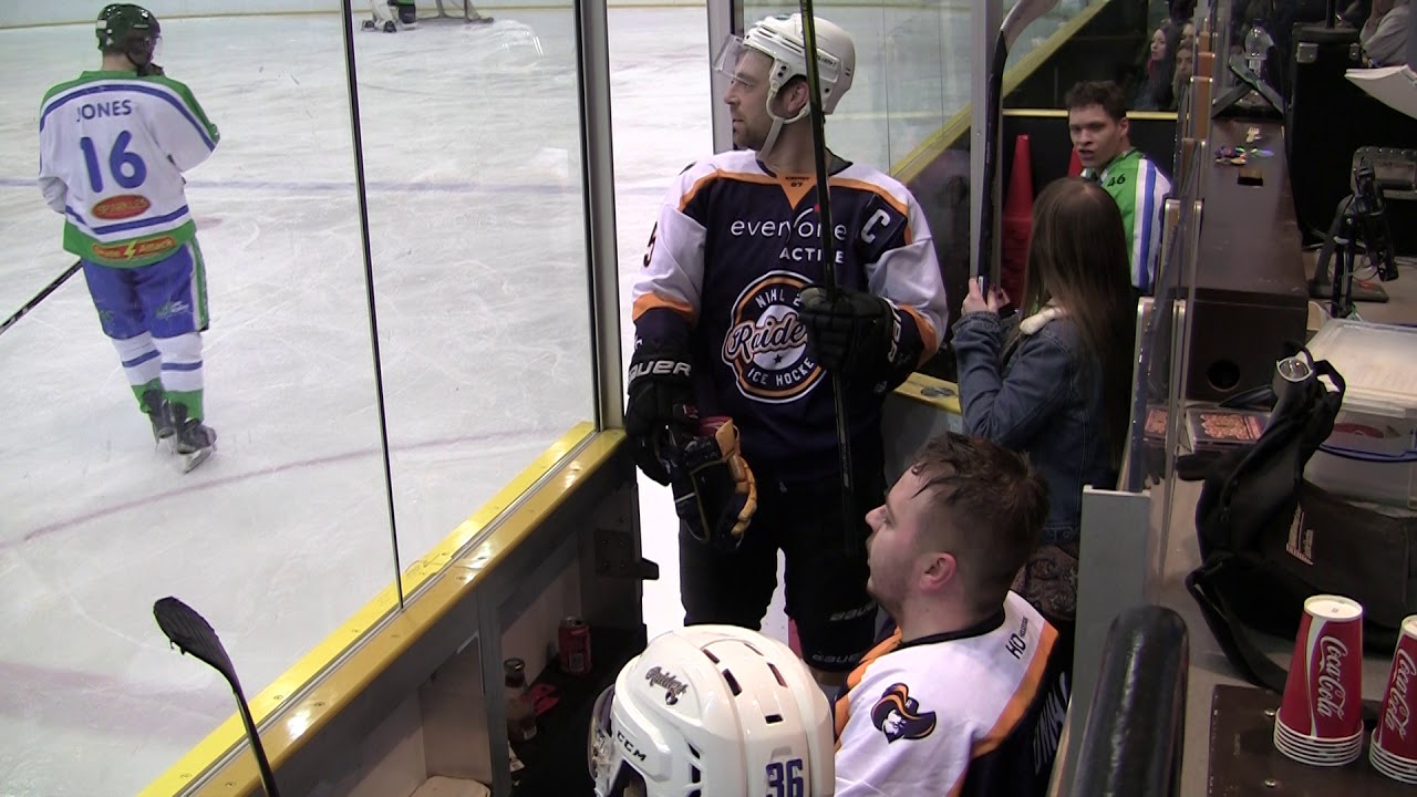 20190324 Lee Valley Lions vs Romford Raiders 0071 Hockey fight YouTube