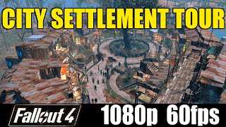 City Settlement Tour - Fallout 4 - Cinematic Let'sPlay - Part 13