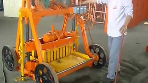 QTM 4-45 mobile brick making machine/ egg laying brick machine /hollow block machine