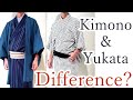 Difference of Kimono & Yukata? Showing examples & explaining unclear border