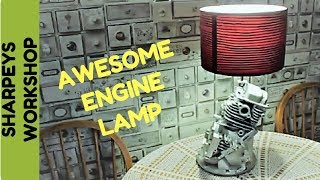 Diy Engine Lamp from scrap