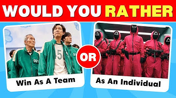 Would You Rather: Squid Game Edition 🦑 | The Ultimate Survival Challenge!