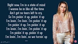 Miley Cyrus-No tears left to cry (Ariana Grande cover) (Lyrics)