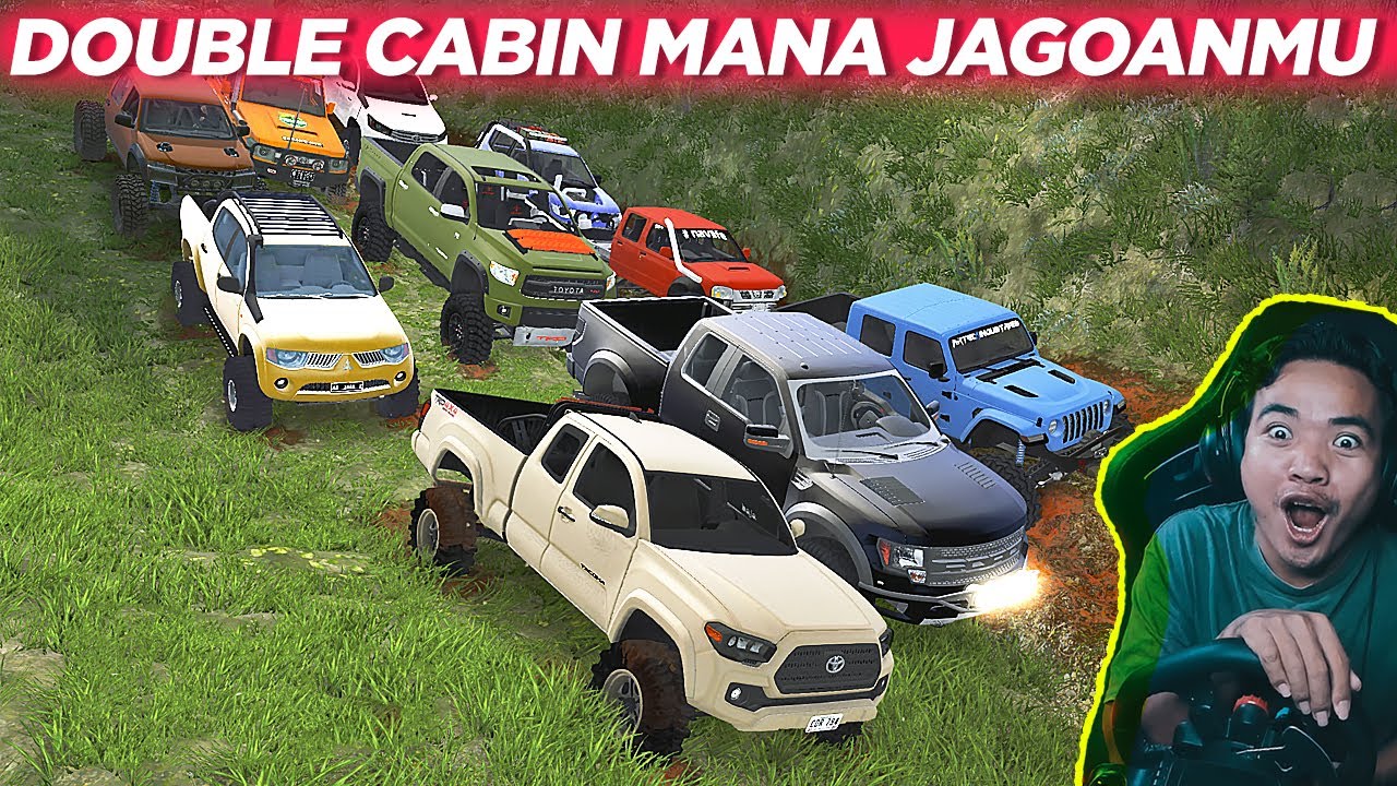 10 DOUBLE CABIN MANA YANG JAGOAN KALIAN DI TANJAKAN M4UT INI - MUDRUNNER