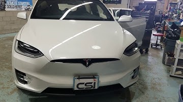 Blackvue DR900S-2CH installed on Tesla Model X