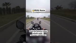 R25 kötü kaza 💥 #shorts #motorcycle #crash