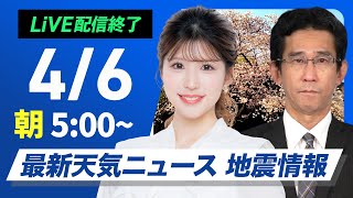 ウェザーニュースの配信のサムネイル画像