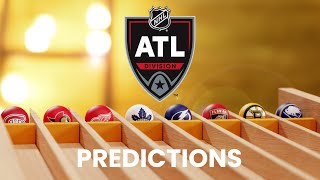 NHL Atlantic Division 2023-2024 predictions | Marble Race 3D animation.