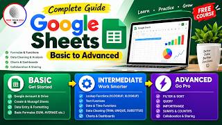📊 Google Sheets Basic to Advanced | Complete Course 2026 | QUERY, FILTER, XLOOKUP
