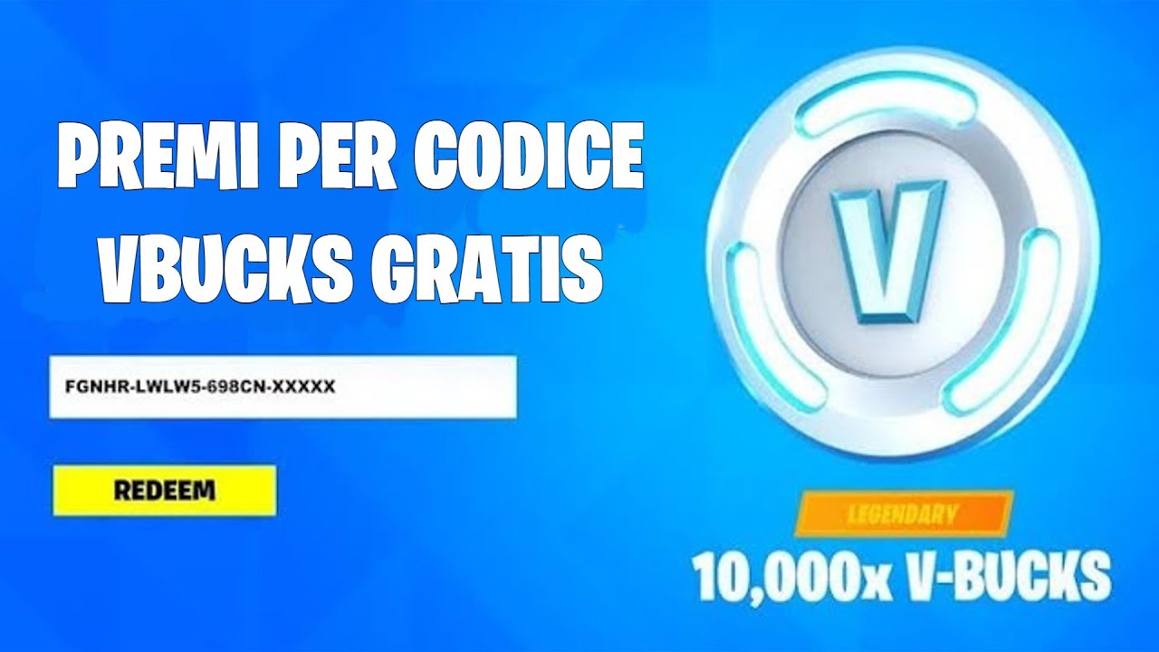 Gratis V Bucks Ohne Verifikation Und Handynummer CODICE VBUCKS GRATIS PER TUTTI I GIOCATORI!😱😍 - YouTube