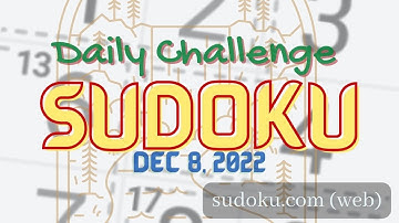 Sudoku.Com - Daily Challenge (Dec 8, 2022) | MEDIUM