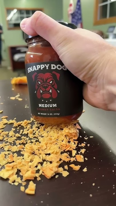 Bye bye Pringles #snappydogsalsa #keepitreal #smashing #explosion - YouTube