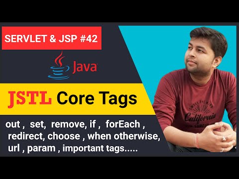 JSTL core tags | JSTL important tags | practical | Servlet & JSP #42