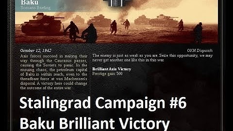 Lets Play: Unity of Command - Stalingrad Campaign: Baku Brilliant Victory (HD)