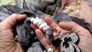 Video CREAZIONI Foulards in seta e Pashmine in cotone GIOIELLO - YouTube