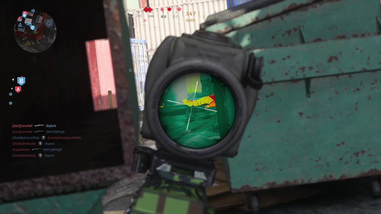 Call of Duty® Modern Warfare®_MP5 Thermal scope YouTube