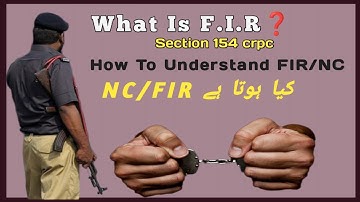 How to understand F.I.R & NC| What is FIR|section 154crpc| How to Ladge FIR|#police #parcha #youtube