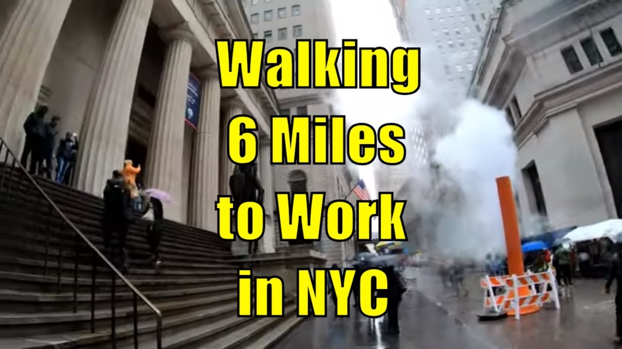 Walking 6 Miles to Work in NYC from the Upper East Side to Wall Street