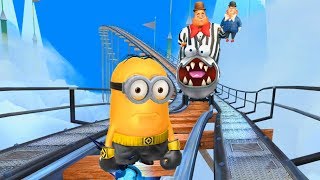 Despicable Me 3 : Minion Rush  Boxer Minion With Upgraded Costume Vs The Villaintriloquist