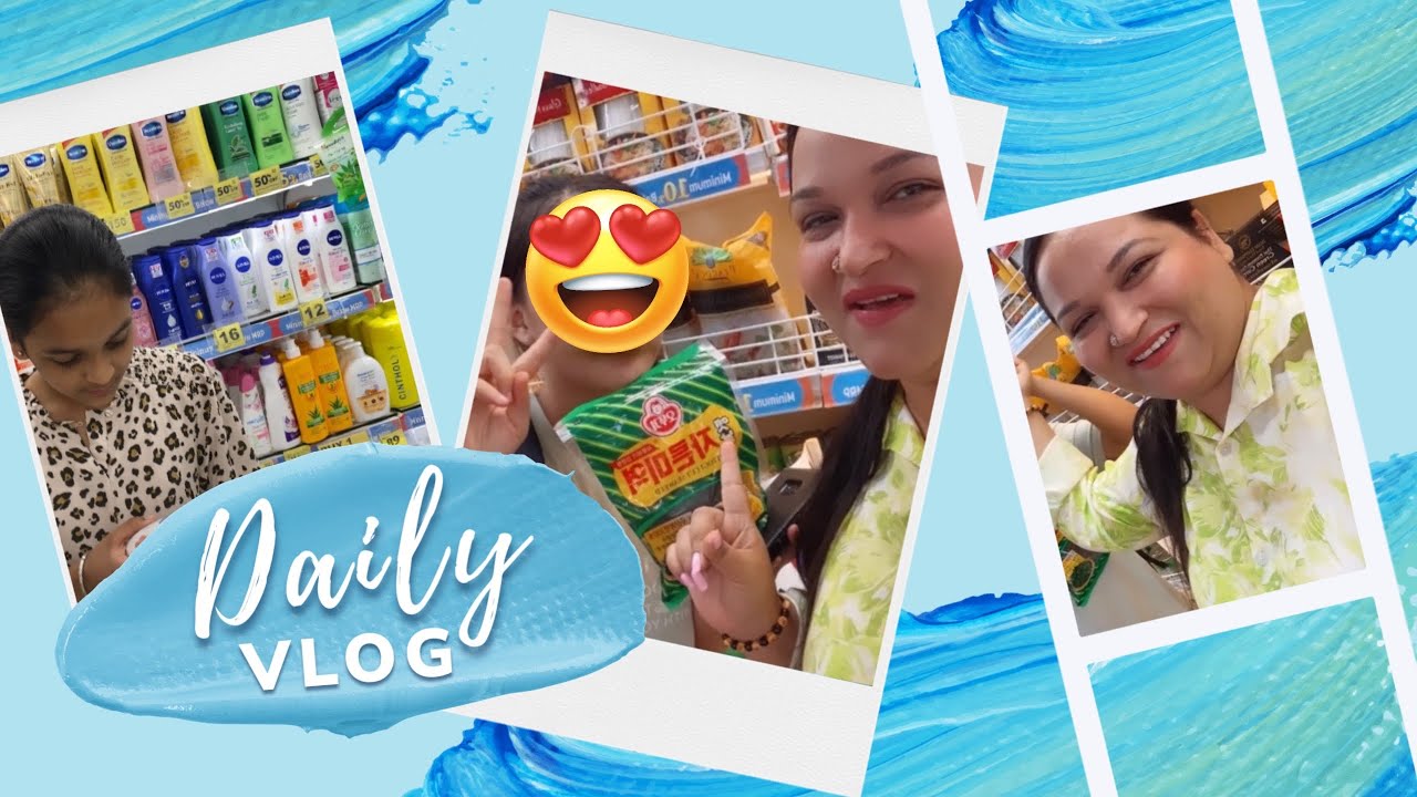 Meet my Korean SUBSCRIBER 🥰 || Aaliya nei kri  GROCERY shopping 🛍️ 