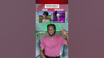 Thumbnail of Studio Version Vs. Live Performance: yung kai "blue" #shorts #music #trending #viral #song #blue