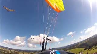 Mid air collision of Paraglider vs Hang glider! I was one of the ambo's that attended this!!!