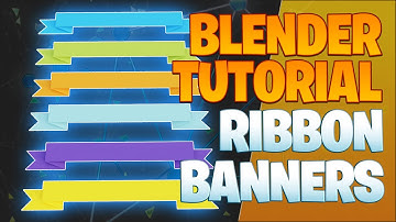 Ribbon banners - Blender Tutorial