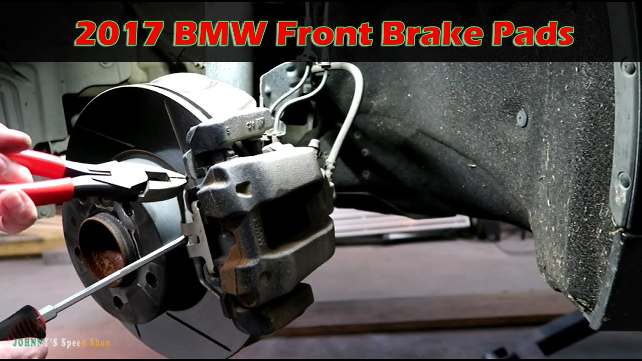 2017 BMW 3 Series Front Brake Pad Replacement - YouTube