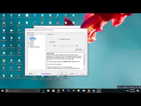 How to off Touch Pad Zooming pinch Zoom