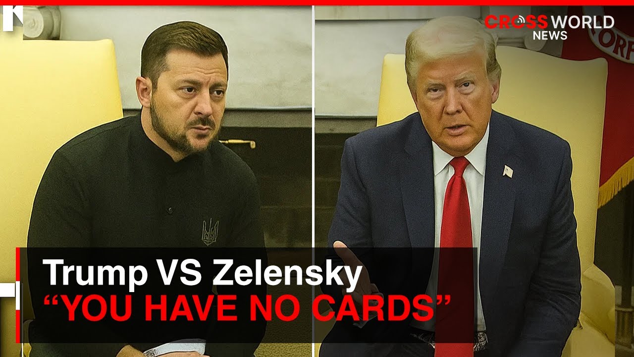 WATCH: Trump Clashes With Zelensky in White House, Explosive Meeting Ends Badly