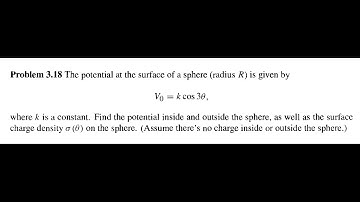 Introduction to Electrodynamics (4E) - Griffiths, P3.19: A sphere with potential distribution