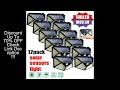 12Pack Outdoor Solar Lights 3 Modes Motion Sensor Lights Waterproof Wall Lights for Backyard Garden