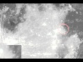 UFO flight over the moon/Пролёт НЛО на луне