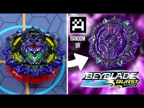 Random QR Code Scan in the BEYBLADE BURST app