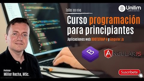 16. APRENDE A PROGRAMAR WEB - ¿Cómo hacer una aplicación web con AngularJS?