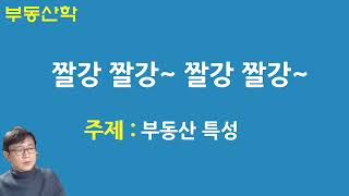 짤강 02 / 부동산 특성