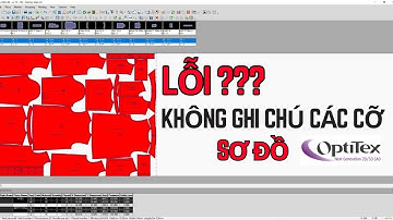 Hướng Dẫn Ghi Chú Thông Tin Lên Các Cỡ Trong Sơ Đồ Optitex