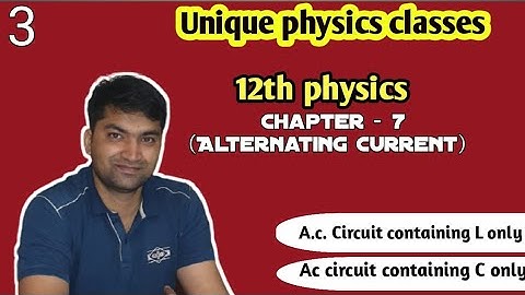 12th physics : Alternating current part 3