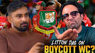 "We've Played in Pakistan, Why Not India?" Litton Das on boycotting T20 WC due to security concerns