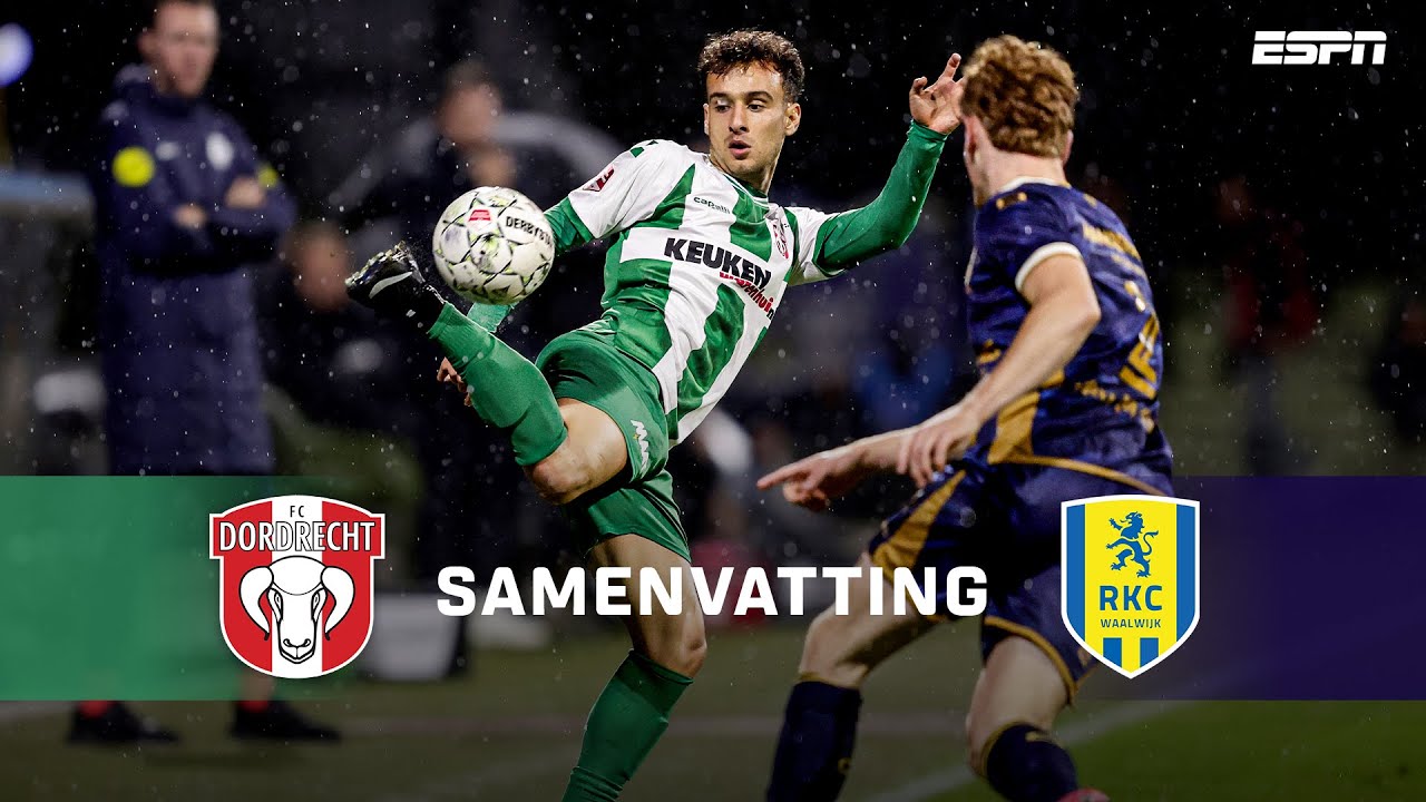 🥋 ACROBATISCHE GOAL zorgt voor LATE BESLISSING! ⏱️ | Samenvatting FC Dordrecht - RKC Waalwijk